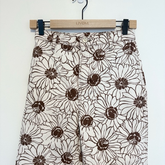 Reformation Sunny floral-print jeans , sz : 4 - Picture 8 of 13